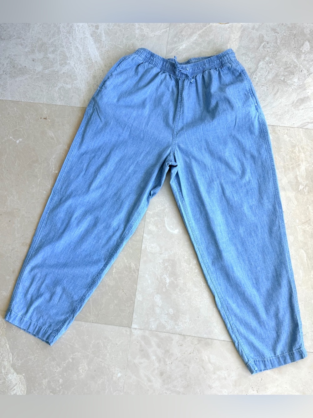 Boys Cotton Polo by Ralph Lauren Light Blue Elastic Waist Joggers pants Szie 12